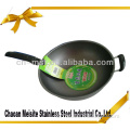 Non stick cast iron frying pan with handles